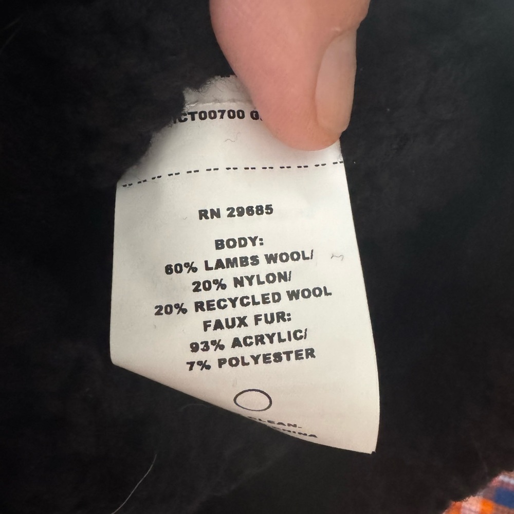 Pendleton Classic Black Wool Winter Hat Cable Kni… - image 5